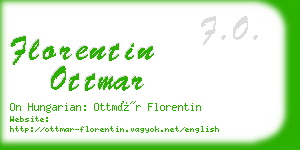 florentin ottmar business card